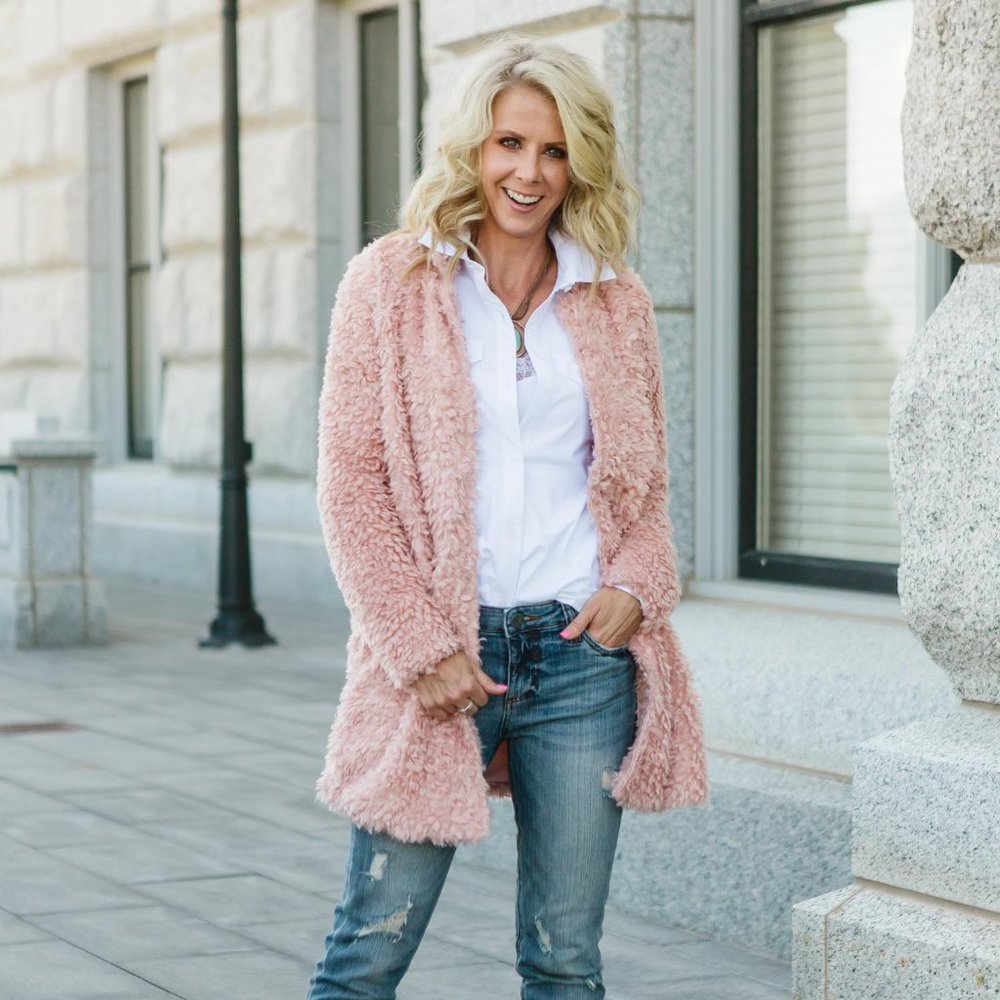 NWT Bishop & Young Fierce Creatures Faux Fur Jacket XS, S, M